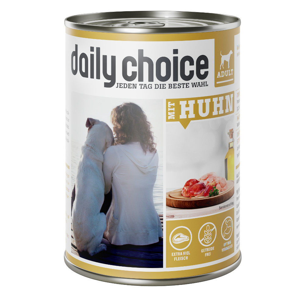 daily choice Hund Nassfutter mit Huhn