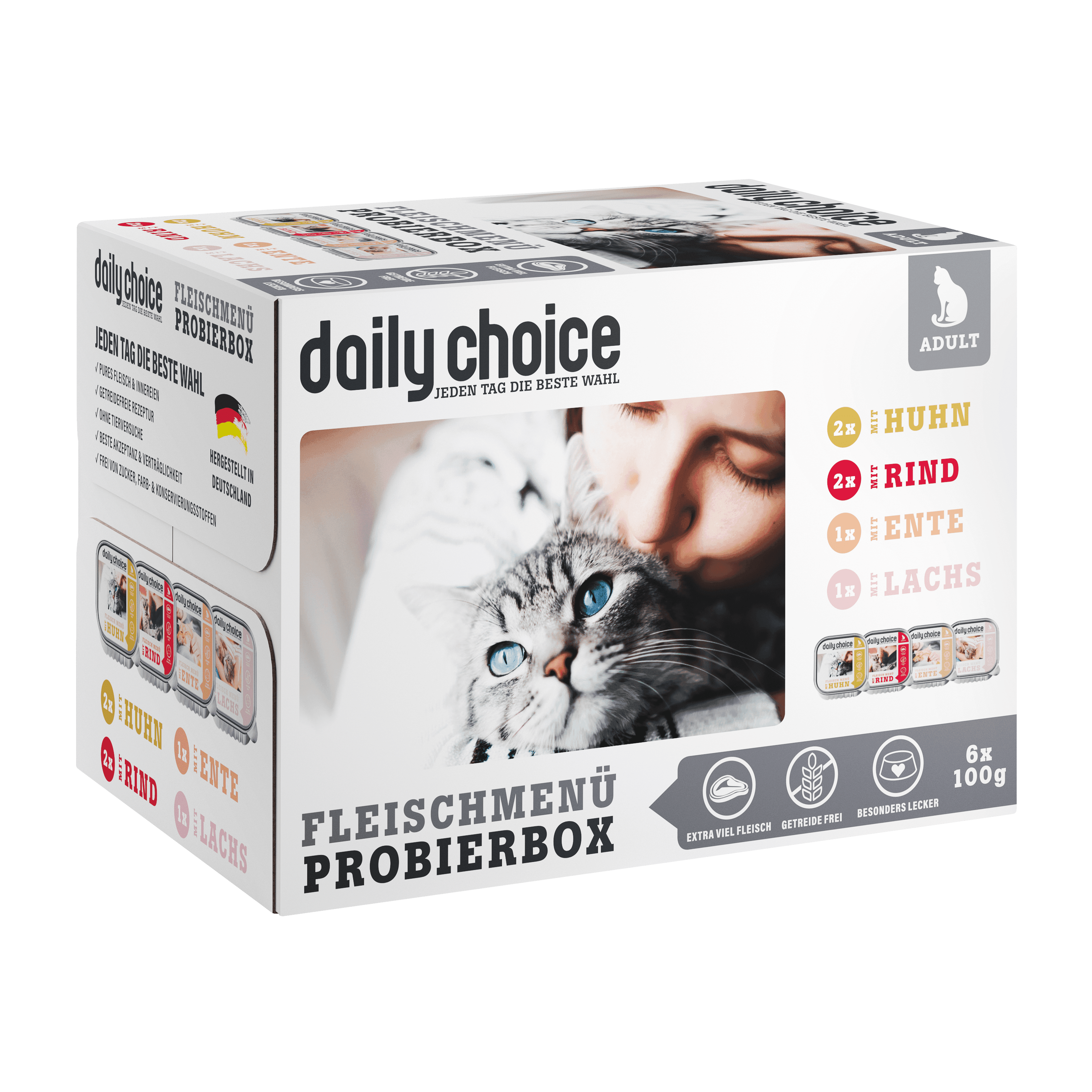 daily-choice Katze Nassfutter Probierbox