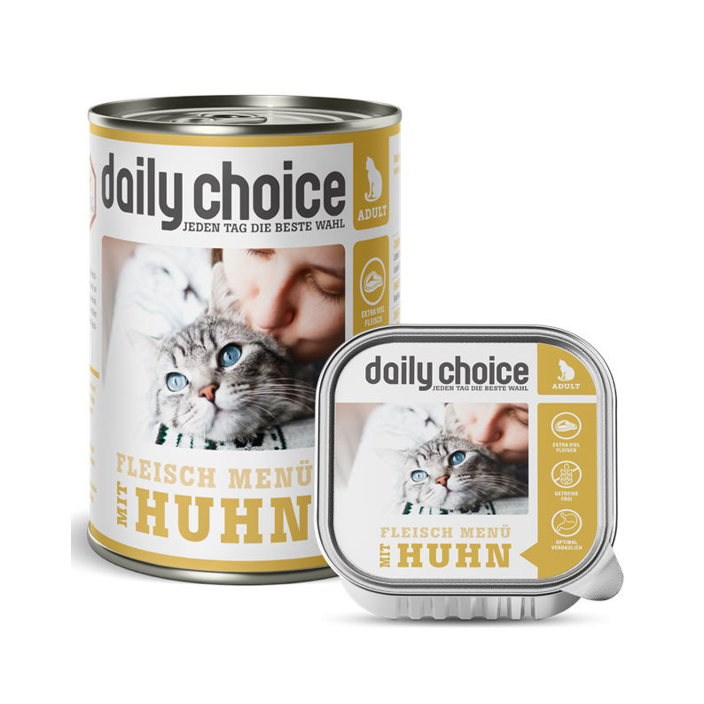 daily-choice Katze Nassfutter mit Huhn