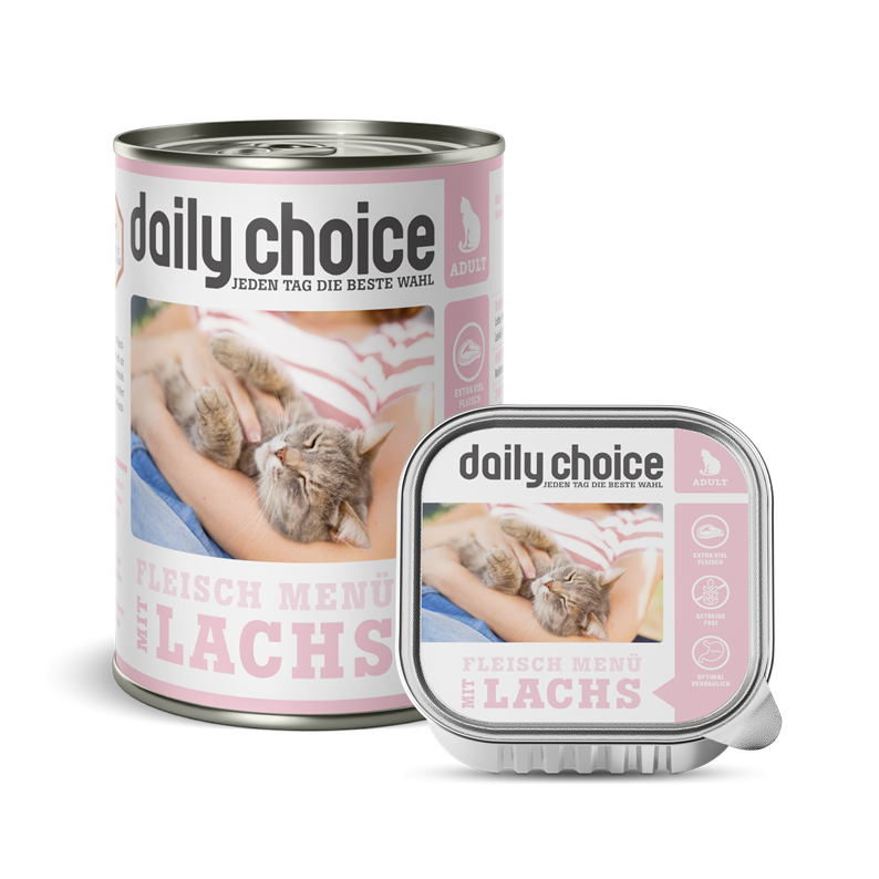 daily choice Katze Nassfutter mit Lachs