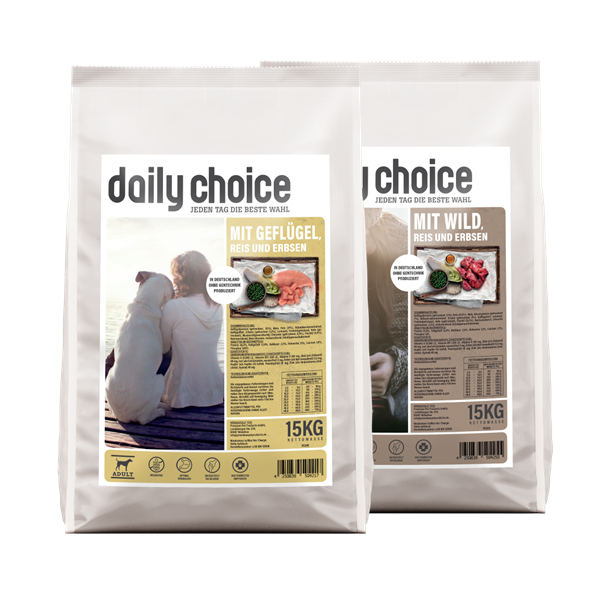 daily choice Trockenfutter Hund basic