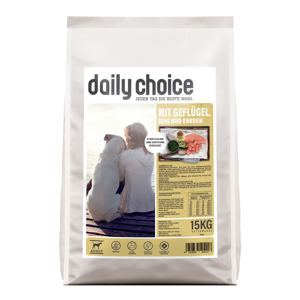 daily choice Hundefutter mit Geflügel