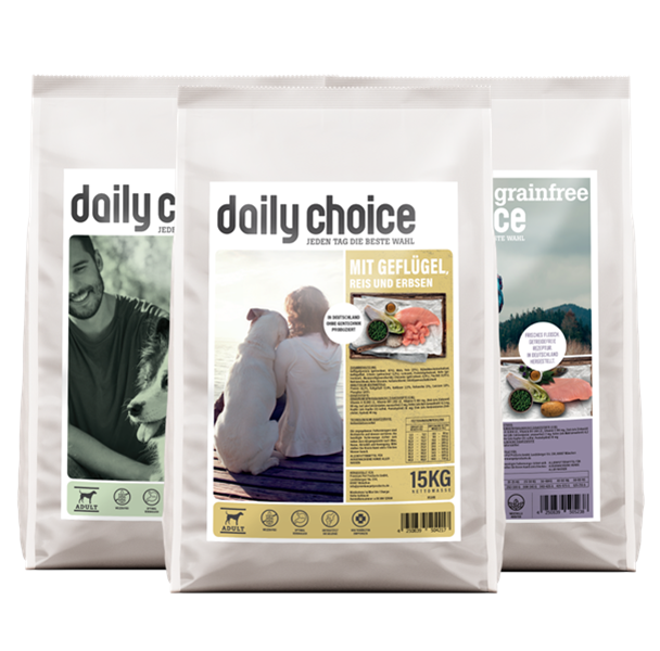 daily choice Hunde Trockenfutter basic sensitiv grainfree