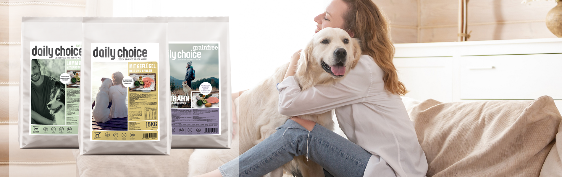 daily-choice-trockenfutter hund hundefutter basic sensitiv grainfree