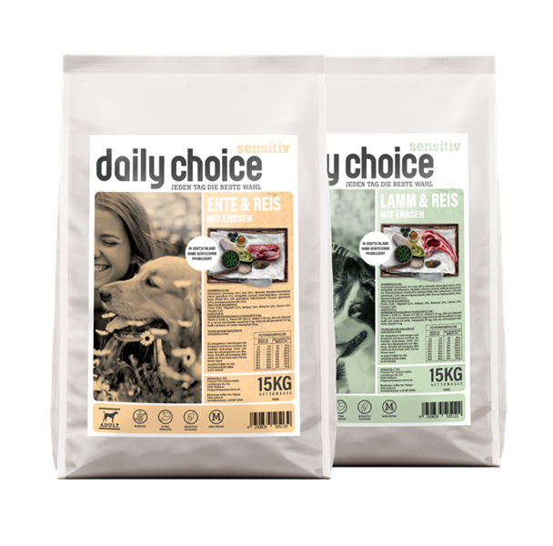 daily choice Hund Trockenfutter sensitiv