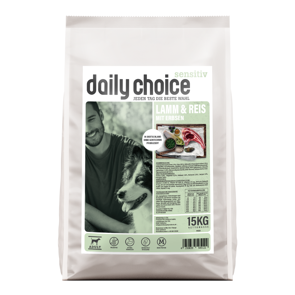 daily choice Sensitive Lamm und Reis